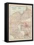 Plate 24. Map of the German Empire-Encyclopaedia Britannica-Framed Stretched Canvas