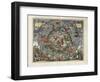 Plate 25 from Harmonia Macrocosmica by Andreas Cellarius-null-Framed Giclee Print