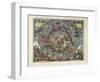 Plate 25 from Harmonia Macrocosmica by Andreas Cellarius-null-Framed Giclee Print