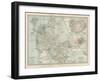 Plate 25. Map of Denmark. Insets of Iceland-Encyclopaedia Britannica-Framed Art Print