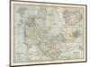 Plate 25. Map of Denmark. Insets of Iceland-Encyclopaedia Britannica-Mounted Art Print