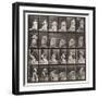 Plate 250. Rising from Chair, Stooping and Lifting Hand-Kerchief, 1885 (Collotype on Paper)-Eadweard Muybridge-Framed Giclee Print