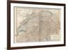 Plate 27. Map of Switzerland-Encyclopaedia Britannica-Framed Premium Giclee Print