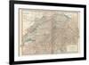 Plate 27. Map of Switzerland-Encyclopaedia Britannica-Framed Premium Giclee Print