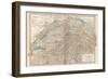 Plate 27. Map of Switzerland-Encyclopaedia Britannica-Framed Art Print