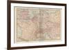 Plate 3. Travel Map of Central Europe-Encyclopaedia Britannica-Framed Premium Giclee Print