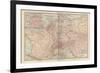 Plate 3. Travel Map of Central Europe-Encyclopaedia Britannica-Framed Premium Giclee Print