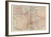 Plate 3. Travel Map of Central Europe-Encyclopaedia Britannica-Framed Art Print