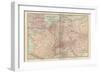 Plate 3. Travel Map of Central Europe-Encyclopaedia Britannica-Framed Art Print