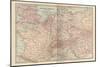 Plate 3. Travel Map of Central Europe-Encyclopaedia Britannica-Mounted Art Print