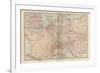 Plate 3. Travel Map of Central Europe-Encyclopaedia Britannica-Framed Art Print