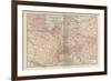 Plate 3. Travel Map of Central Europe-Encyclopaedia Britannica-Framed Art Print