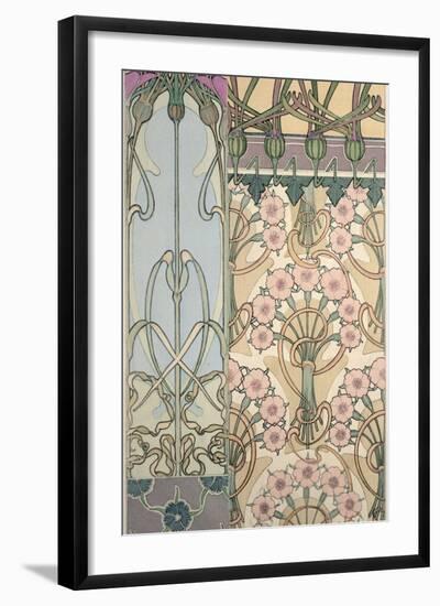 Plate 30 from 'Documents Decoratifs', 1902-Alphonse Mucha-Framed Giclee Print