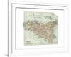 Plate 32. Inset Map of Sicily (Sicilia). Italy-Encyclopaedia Britannica-Framed Giclee Print