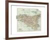 Plate 32. Inset Map of Sicily (Sicilia). Italy-Encyclopaedia Britannica-Framed Giclee Print