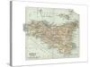 Plate 32. Inset Map of Sicily (Sicilia). Italy-Encyclopaedia Britannica-Stretched Canvas