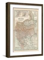 Plate 35. Map of Turkey in Europe-Encyclopaedia Britannica-Framed Art Print