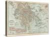 Plate 36. Map of Greece-Encyclopaedia Britannica-Stretched Canvas