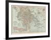 Plate 36. Map of Greece-Encyclopaedia Britannica-Framed Art Print