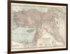 Plate 38. Map of Turkey in Asia. Asia Minor (Anatolia)-Encyclopaedia Britannica-Framed Art Print