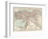 Plate 38. Map of Turkey in Asia. Asia Minor (Anatolia)-Encyclopaedia Britannica-Framed Art Print