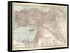 Plate 38. Map of Turkey in Asia. Asia Minor (Anatolia)-Encyclopaedia Britannica-Framed Stretched Canvas