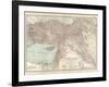 Plate 38. Map of Turkey in Asia. Asia Minor (Anatolia)-Encyclopaedia Britannica-Framed Art Print