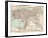 Plate 38. Map of Turkey in Asia. Asia Minor (Anatolia)-Encyclopaedia Britannica-Framed Art Print