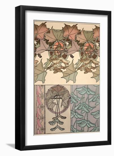 Plate 39 from 'Documents Decoratifs', 1902-Alphonse Mucha-Framed Giclee Print