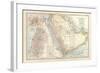 Plate 39. Map of Part of Arabia-Encyclopaedia Britannica-Framed Art Print