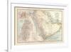 Plate 39. Map of Part of Arabia-Encyclopaedia Britannica-Framed Art Print