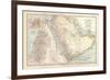 Plate 39. Map of Part of Arabia-Encyclopaedia Britannica-Framed Premium Giclee Print
