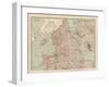 Plate 4. Map of England and Wales-Encyclopaedia Britannica-Framed Art Print