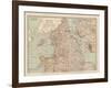 Plate 4. Map of England and Wales-Encyclopaedia Britannica-Framed Art Print