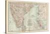 Plate 42. Map of India-Encyclopaedia Britannica-Stretched Canvas