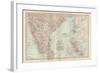 Plate 42. Map of India-Encyclopaedia Britannica-Framed Art Print