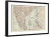 Plate 42. Map of India-Encyclopaedia Britannica-Framed Art Print