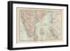 Plate 42. Map of India-Encyclopaedia Britannica-Framed Art Print