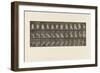 Plate 420. Toilet; Rising from Chair and Putting on Clothing, 1885 (Collotype on Paper)-Eadweard Muybridge-Framed Giclee Print