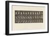 Plate 420. Toilet; Rising from Chair and Putting on Clothing, 1885 (Collotype on Paper)-Eadweard Muybridge-Framed Giclee Print