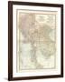 Plate 43. Map of India-Encyclopaedia Britannica-Framed Art Print