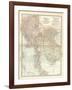 Plate 43. Map of India-Encyclopaedia Britannica-Framed Art Print