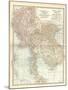 Plate 43. Map of India-Encyclopaedia Britannica-Mounted Art Print