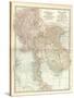 Plate 43. Map of India-Encyclopaedia Britannica-Stretched Canvas