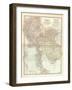 Plate 43. Map of India-Encyclopaedia Britannica-Framed Art Print