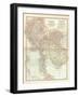 Plate 43. Map of India-Encyclopaedia Britannica-Framed Art Print