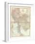 Plate 43. Map of India-Encyclopaedia Britannica-Framed Art Print