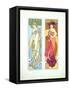 Plate 45 from 'Documents Decoratifs', 1902-Alphonse Mucha-Framed Stretched Canvas