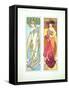 Plate 45 from 'Documents Decoratifs', 1902-Alphonse Mucha-Framed Stretched Canvas