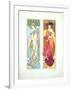 Plate 45 from 'Documents Decoratifs', 1902-Alphonse Mucha-Framed Giclee Print